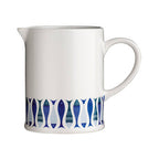 Blue and Cream Fish Design Jug