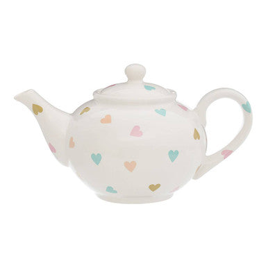 Teapot with Hearts Design