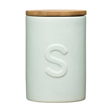 Pale Blue Sugar Canister