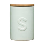 Pale Blue Sugar Canister