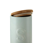 Pale Blue Sugar Canister