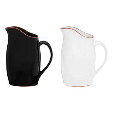 Terracotta White Glazed Pitcher