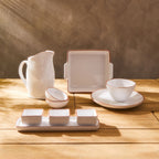 Terracotta White Glazed Pitcher