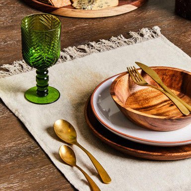 Terracotta White Glazed Dinner Plate
