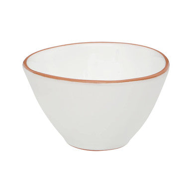 Terracotta White Glazed Cereal Bowl