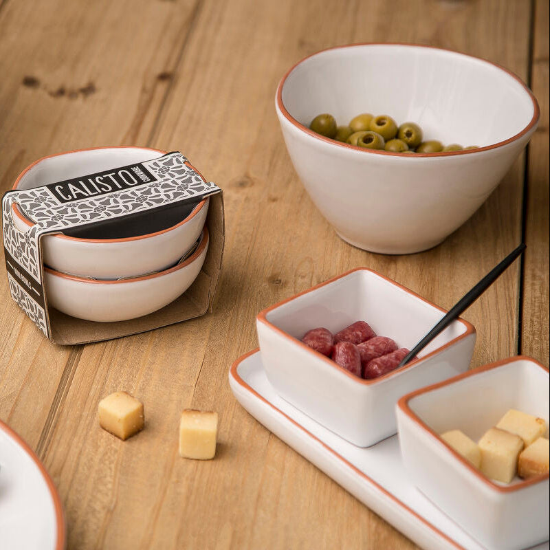 Terracotta White Glazed Cereal Bowl