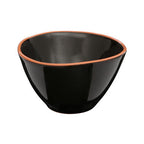 Black Glazed Terracotta Cereal Bowl