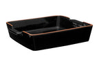 Terracotta Black Glazed Oven to Table Dish