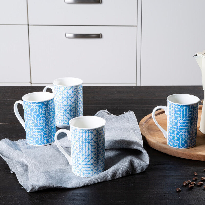 Maroc Blue Mugs Set of 4