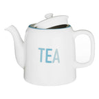 White and Blue Teapot