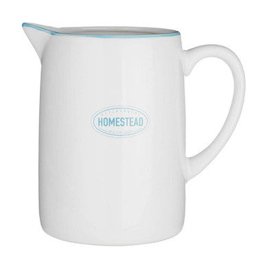 White and Blue Pitcher