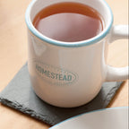 White and Blue Mug