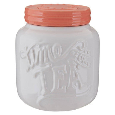 Coral Tea Canister