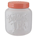 Coral Tea Canister
