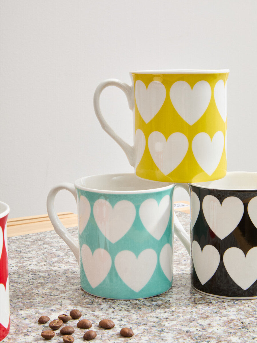 Set of Four Design Mugs