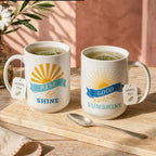Set of Two Sunshine Mugs