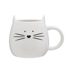 Cat Mug and Coaster | Ivory