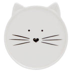 Cat Mug and Coaster | Ivory