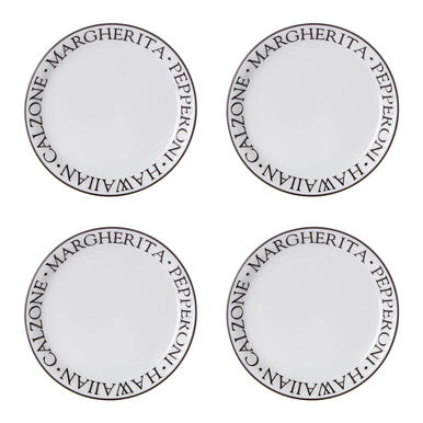 Set Of Four Pizza Plates