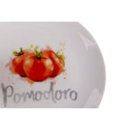 Vegetable Motif Antipasti Plates Set of Four