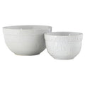 White Set of Two Mixing Bowls