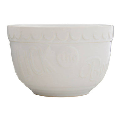 White Set of Two Mixing Bowls