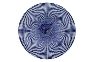 12 Piece Blue and White Dinner Set