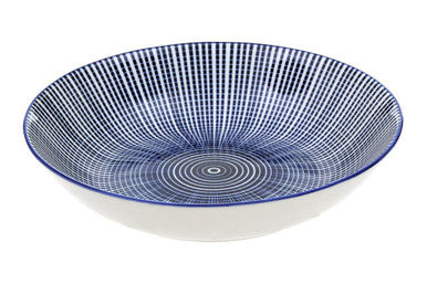 12 Piece Blue and White Dinner Set