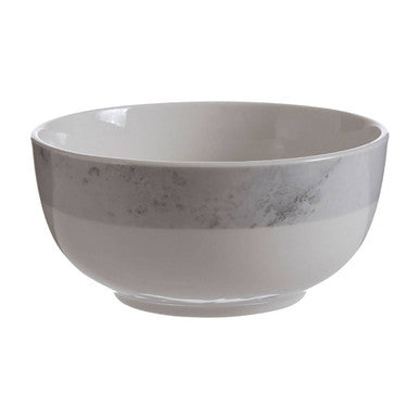 16 Piece White and Grey Marble Design Dinner Set