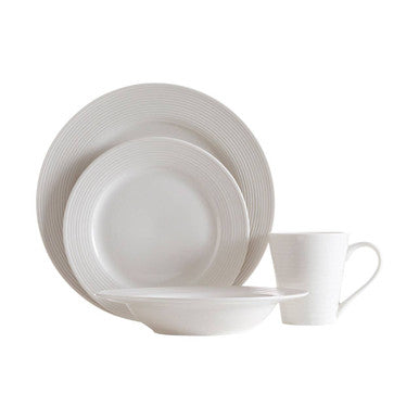 16 Piece Ribbed Dinner Set