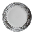 12 Piece Black and White Dinner Set