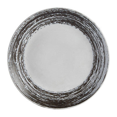 12 Piece Black and White Dinner Set