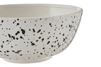 Black and White Speckled Salad Bowl