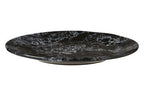 Black Marble Effect Dinner Plate