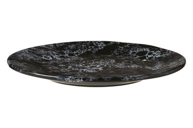 Black Marble Effect Dinner Plate