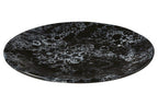 Black Marble Effect Dinner Plate