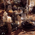 Black Stoneware Dinner Plate