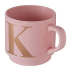 Pink Monogram Mug K