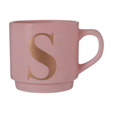 Pink Monogram Mug S