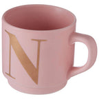 Pink Monogram Mug N
