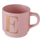 Pink Monogram Mug E