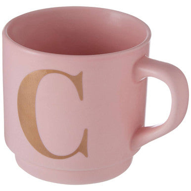 Pink Monogram Mug C