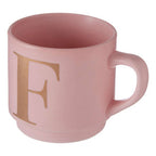 Pink Monogram Mug F