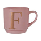 Pink Monogram Mug F
