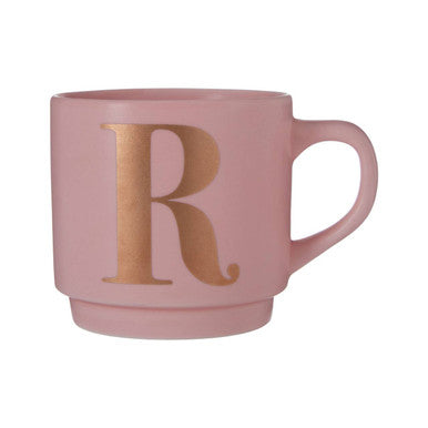 Pink Monogram Mug R