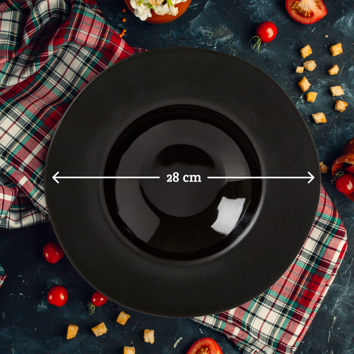 Black Pasta Bowl