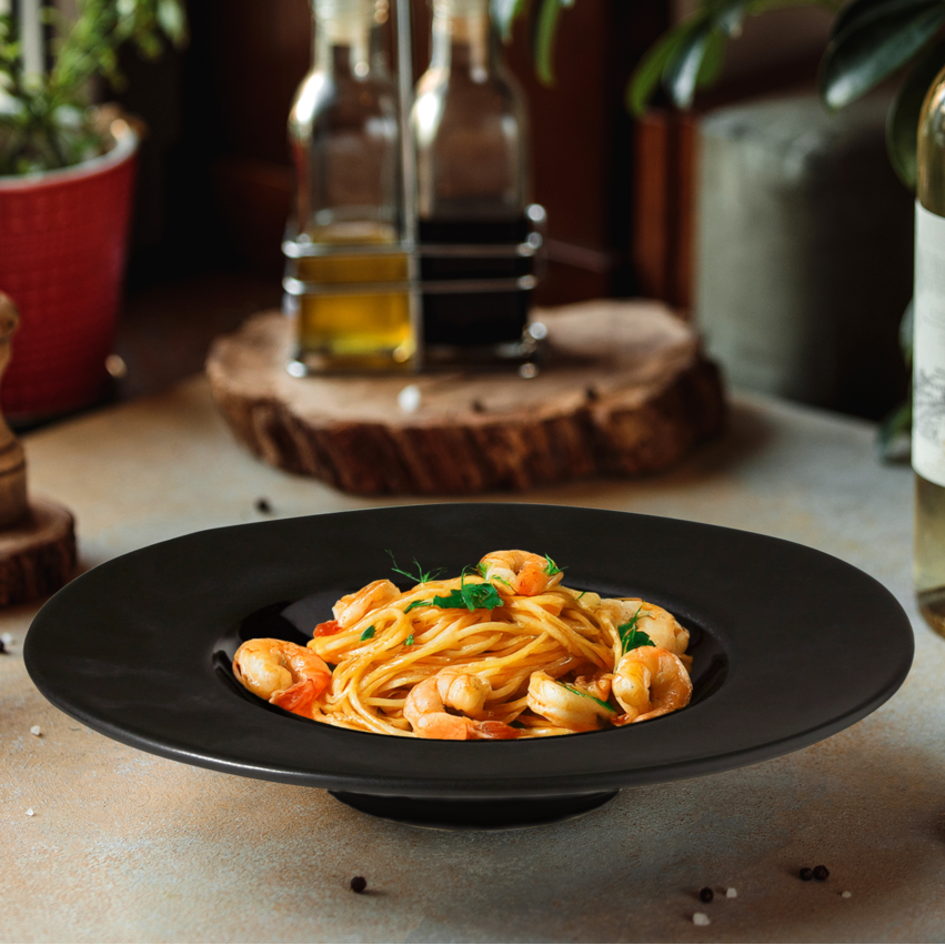 Black Pasta Bowl