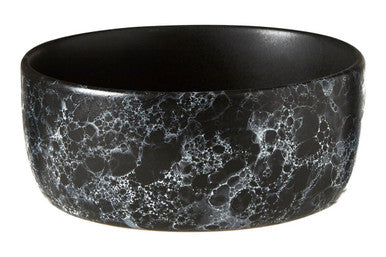 Black Faux Marble Bowl