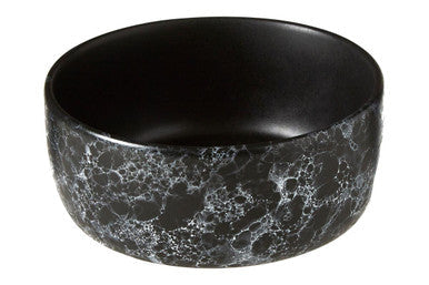 Black Faux Marble Bowl