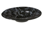 Black Marble Effect Pasta Bowl